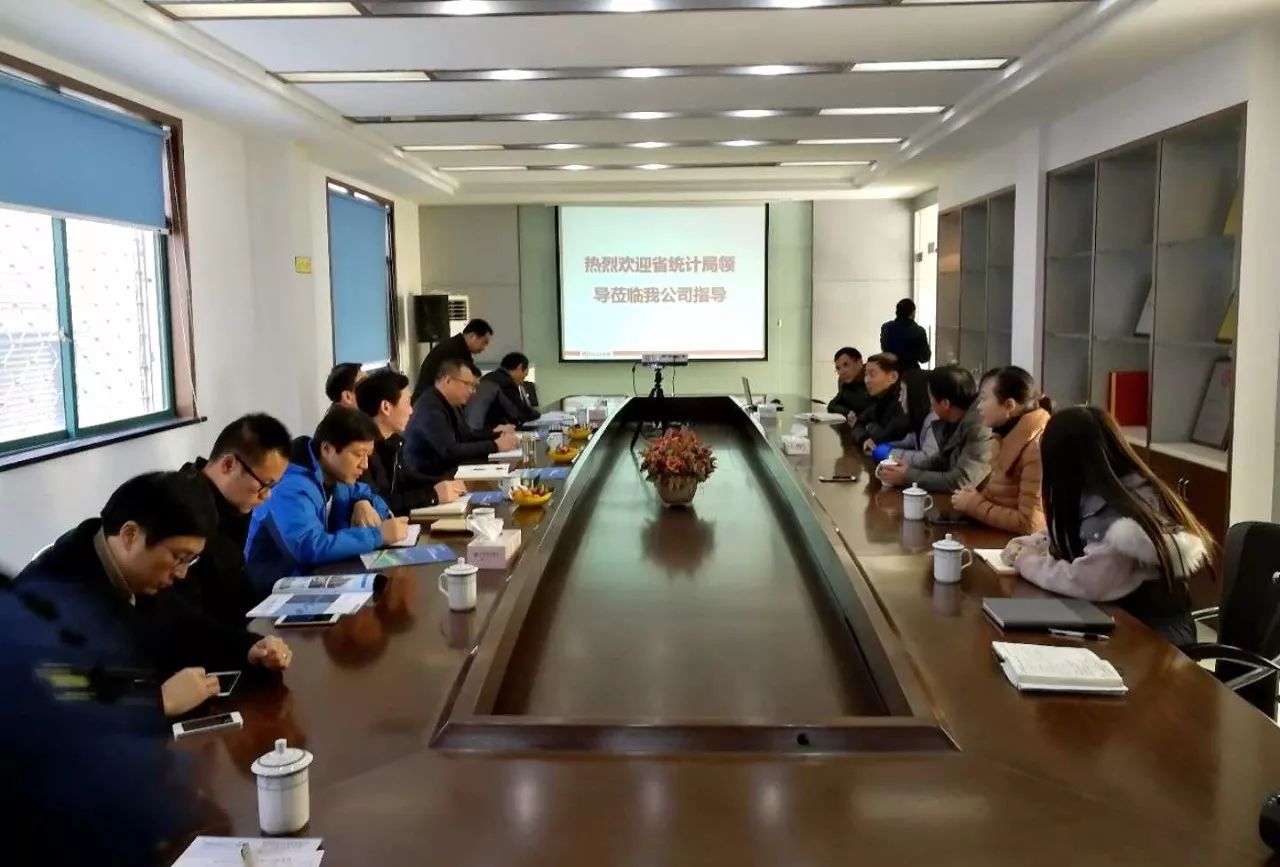 省市統(tǒng)計局領(lǐng)導來公司調(diào)研